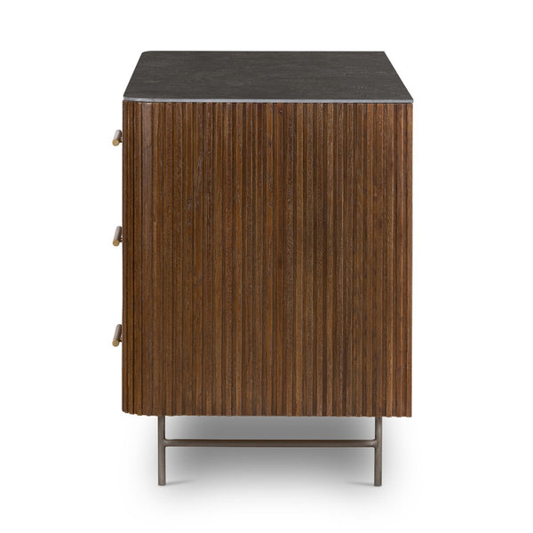 6 Drawer Channeled Dresser