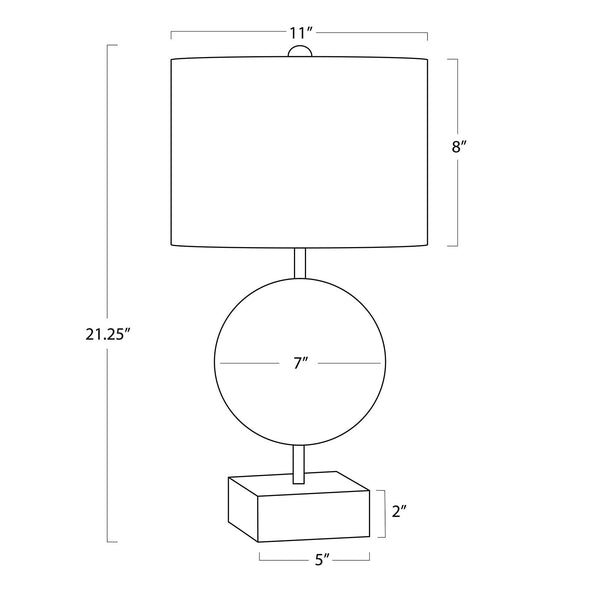 Brittney Mini Shell Lamp