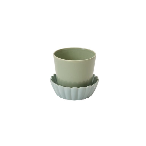 Spring Pot with Saucer
