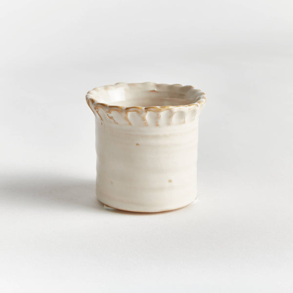 Dezie Mini Pots, Cream