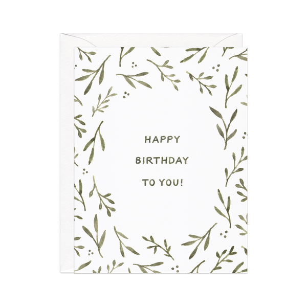 Botanic Birthday — Garden Inspired Birthday Card