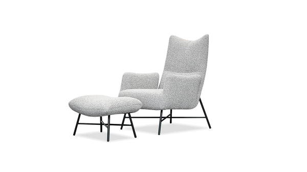 Elsie Lounge Chair with Ottoman