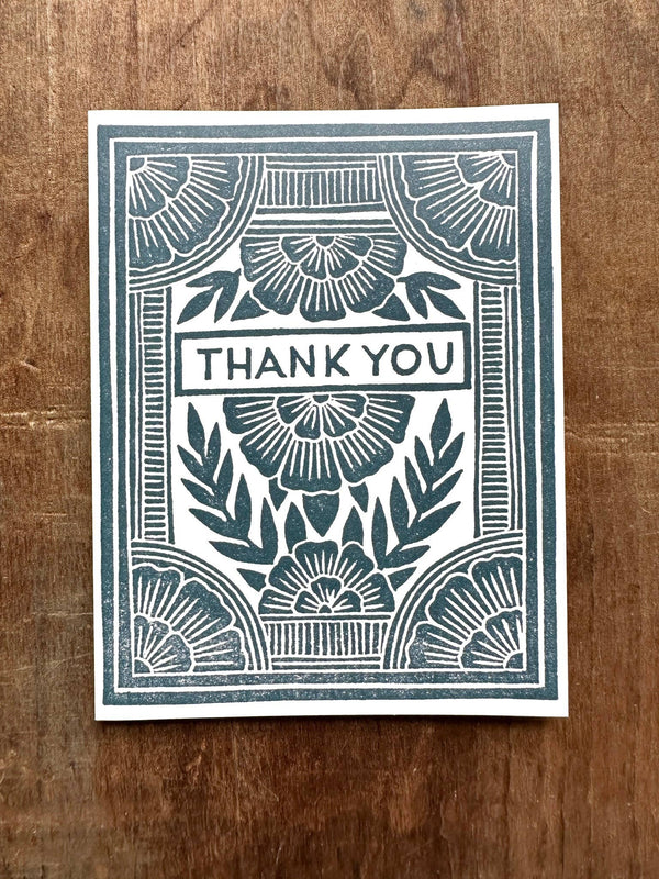 "Thank You," Greeting Card