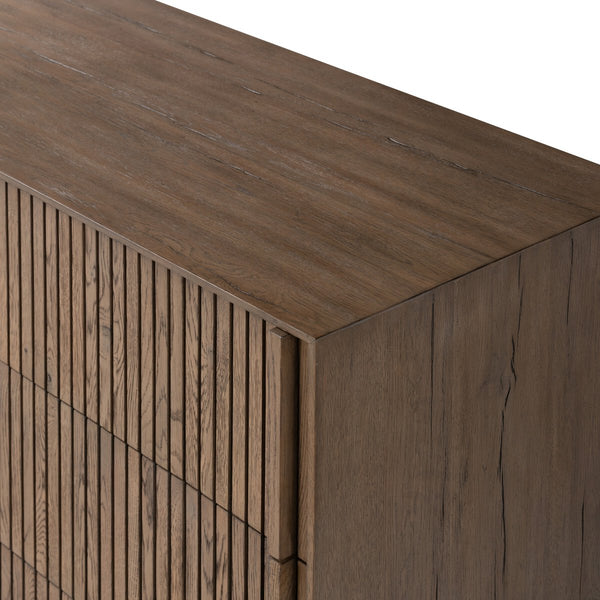 Oak 6 Drawer Dresser