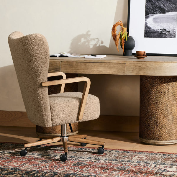 Carmel Sheepskin Desk Chair