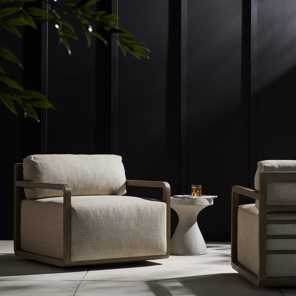 Sand Outdoor Swivel Chair