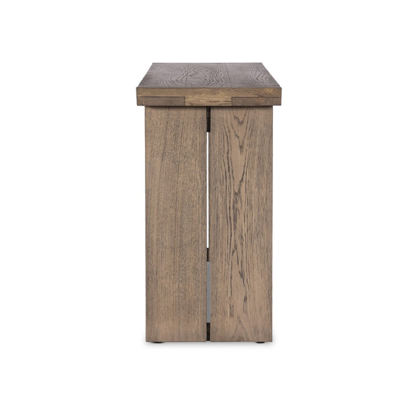 Worn Oak Console Table