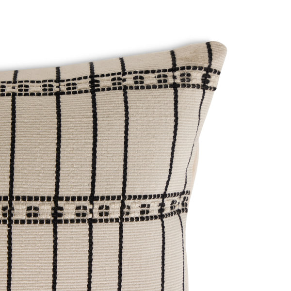 Handwoven Ivory Pillow - 14x20