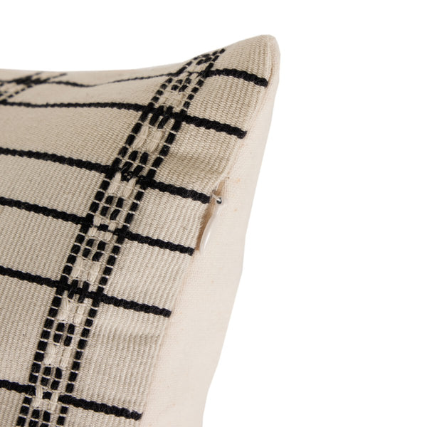 Handwoven Ivory Pillow - 14x20