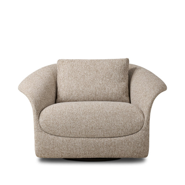Swivel Winged Chair