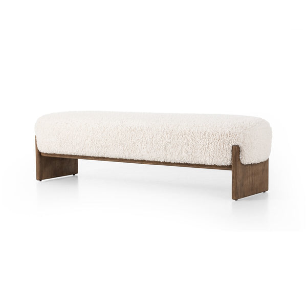 Cream Accent Bench