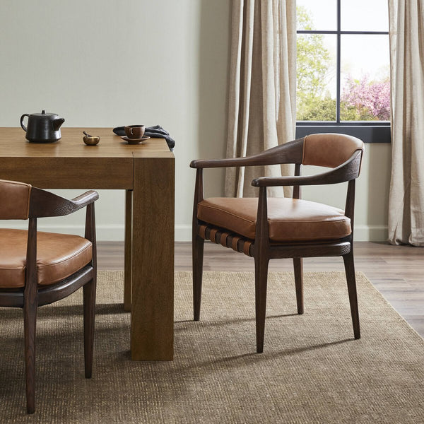 Chestnut Strap Dining Chair