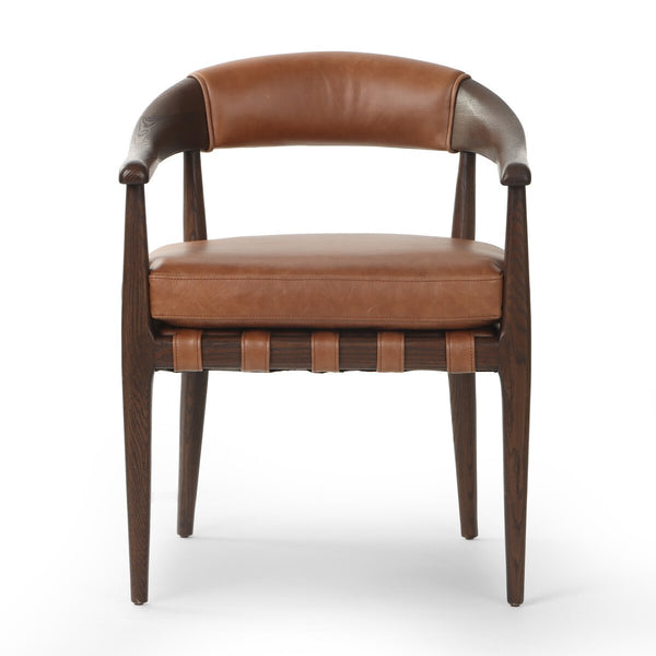 Chestnut Strap Dining Chair