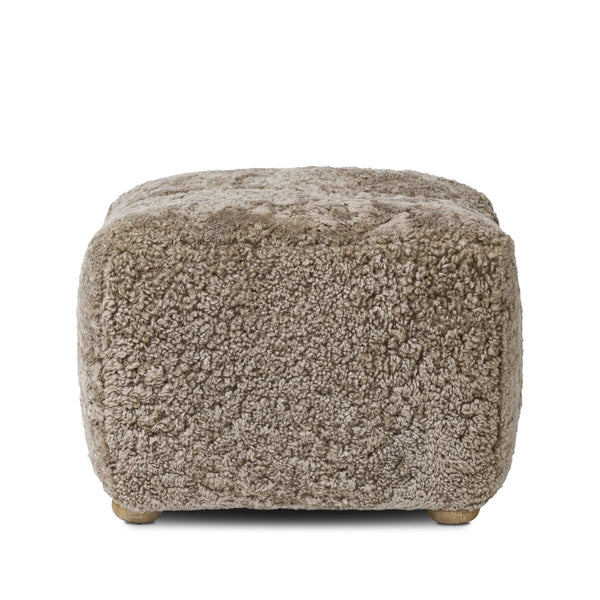 Amber Lewis Shearling Ottoman