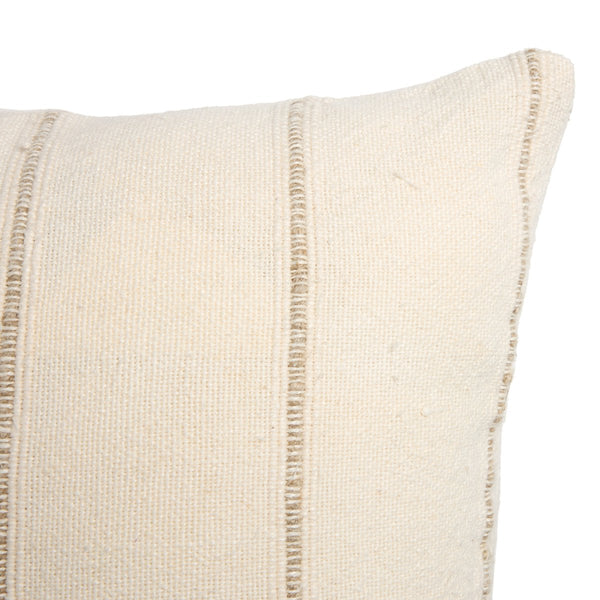 Ivory Stripe Pillow - 20x20