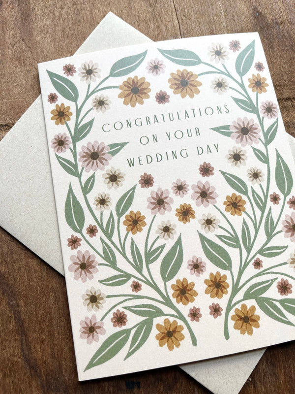 "Congratulations On Your Wedding," Greeting Card
