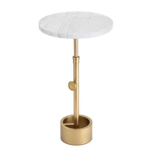 Myles Accent Table - The Myles Accent Table fuses chunky, hardware-insp