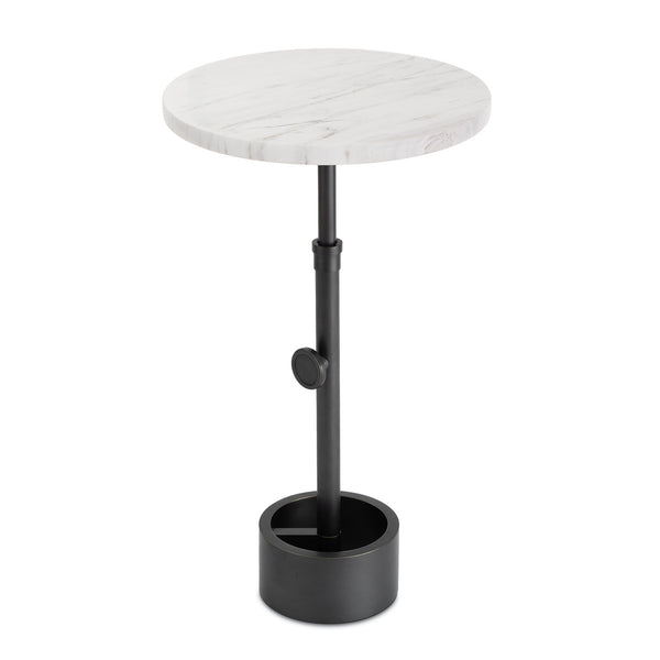 Myles Accent Table - The Myles Accent Table fuses chunky, hardware-insp