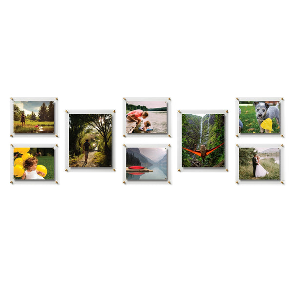 Gallery: "Hall Wall" Set of 8 Single Panel + Magnet Frames
