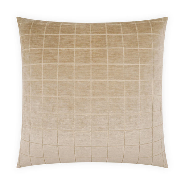 Fawn Check Pillow - 24x24