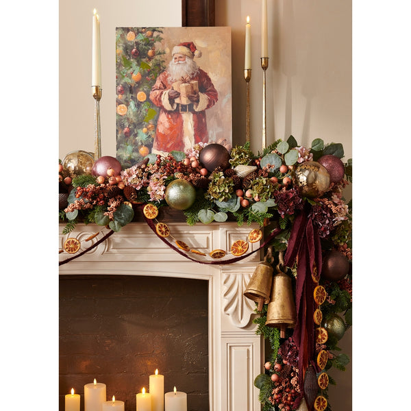 Antiqued Ball Ornament
