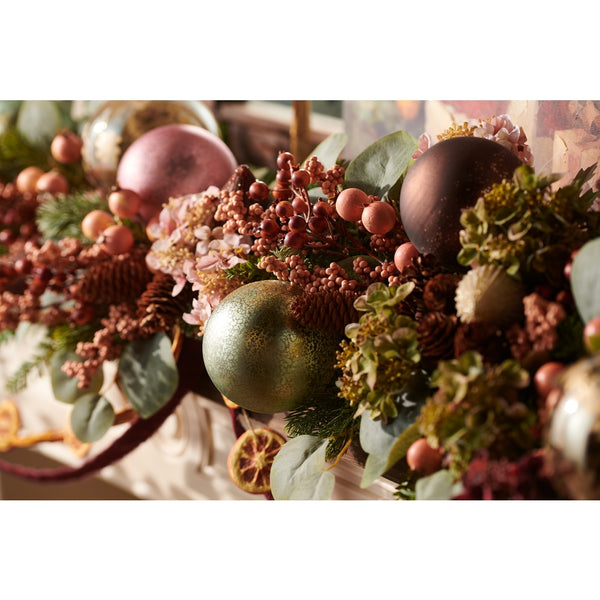 Antiqued Ball Ornament