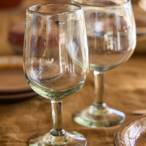 Recycled Red Wine Glass