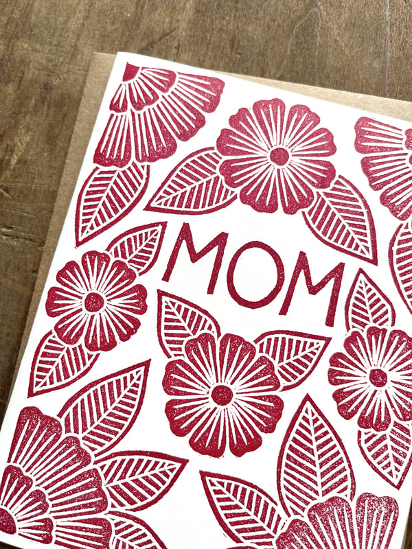 "Mom," Greeting Card