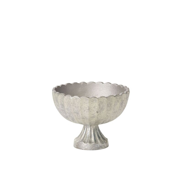 Silver Scalloped Bowl