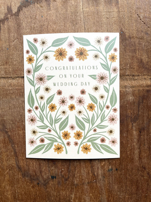 "Congratulations On Your Wedding," Greeting Card