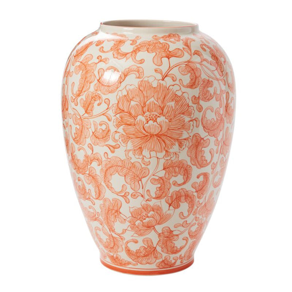 Large Coral Vase