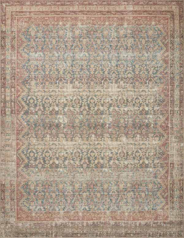 Angela Rose x Loloi Aubrey Ocean / Spice 8'-3" x 11'-3" Area Rug