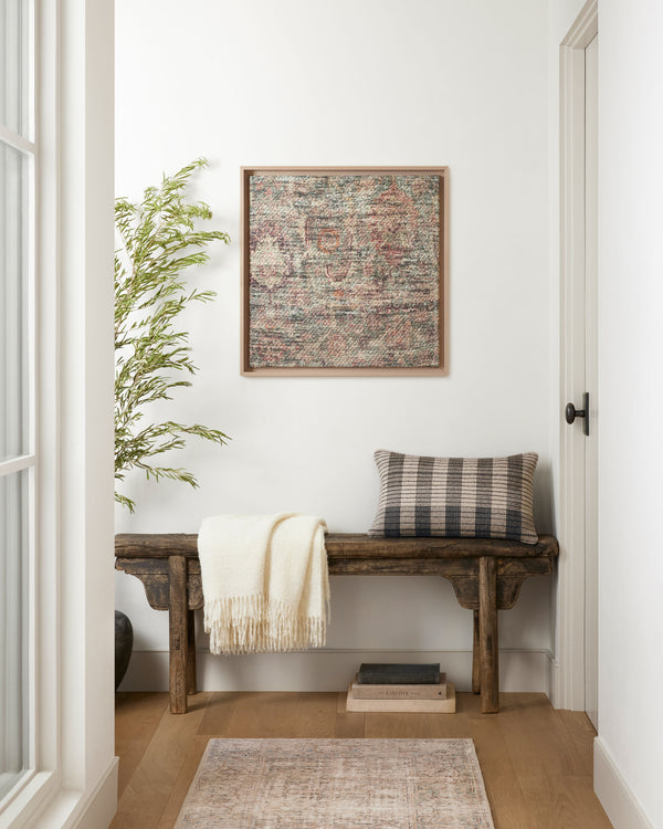 Amber Lewis x Loloi Palermo Rust / Multi 2'-2" X 2'-2" Wall Art