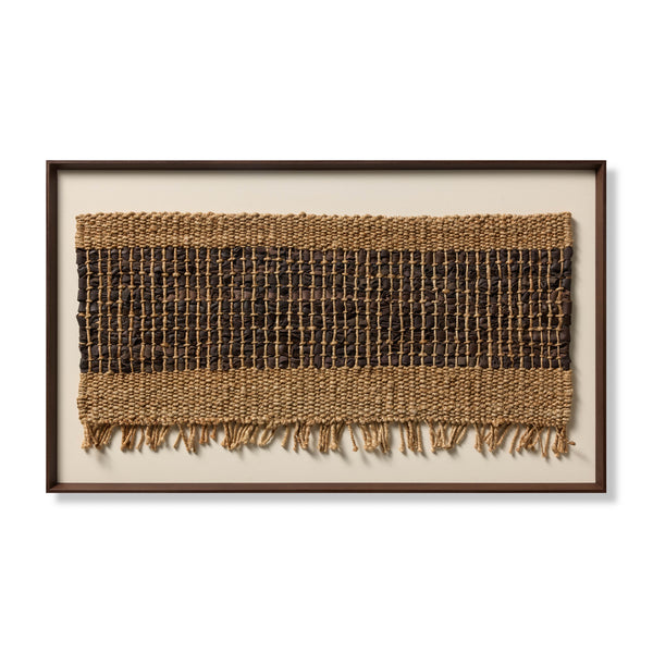 Amber Lewis x Loloi Sycamore Natural / Brown 4'-8" x 2'-7" Wall Art