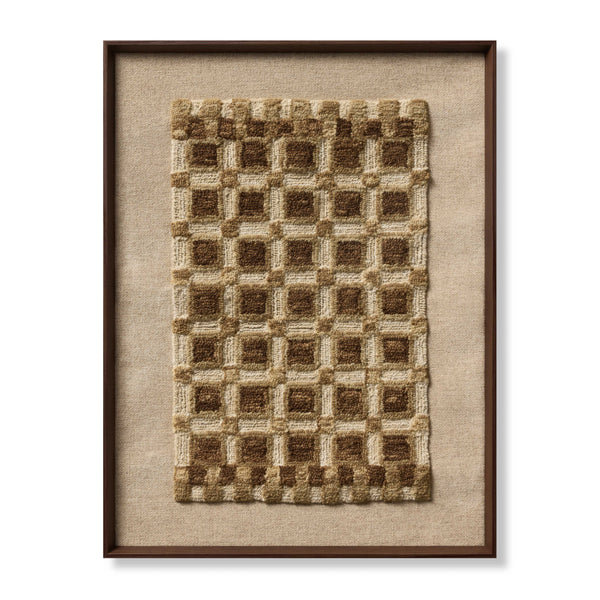Amber Lewis x Loloi Cambria Brown / Beige 2'-8" x 3'-6" Wall Art
