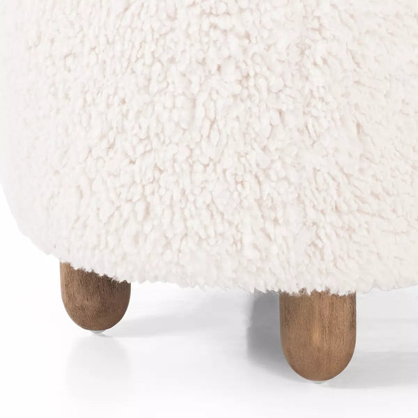 Shearling Ottoman