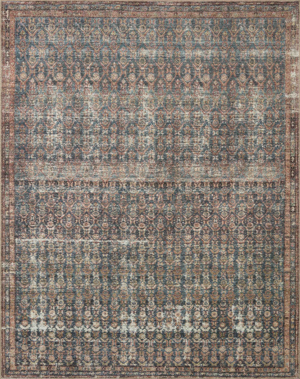 Amber Lewis x Loloi Billie Ocean / Brick 8'-6" x 11'-6" Area Rug
