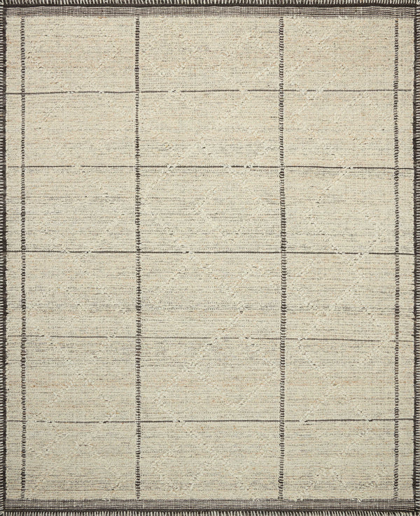 Amber Lewis x Loloi Bowie Ivory / Mocha 9'-6" x 13'-6" Area Rug
