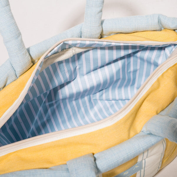 The Cloud Cooler Tote Bag / Tuuli Stripe Yellow