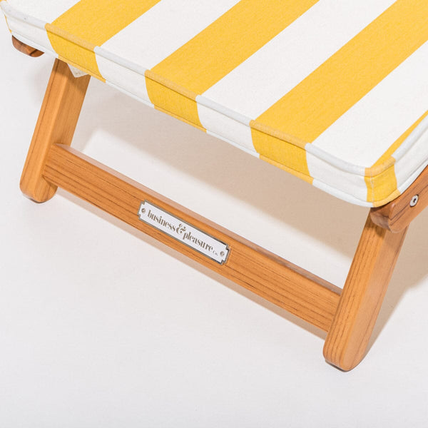 The Club Chair / Crew Mimosa Yellow Stripe