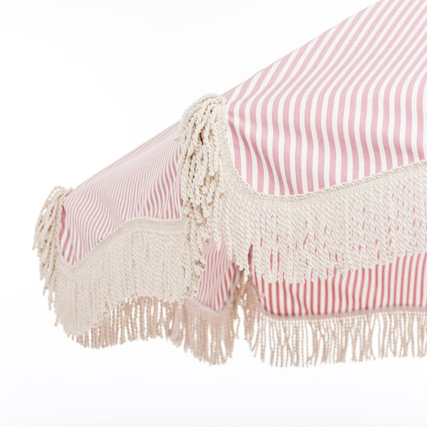 The Premium Beach Umbrella / Lauren's Pink Stripe