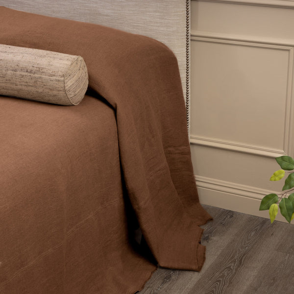 Rain Linen King Bedspread