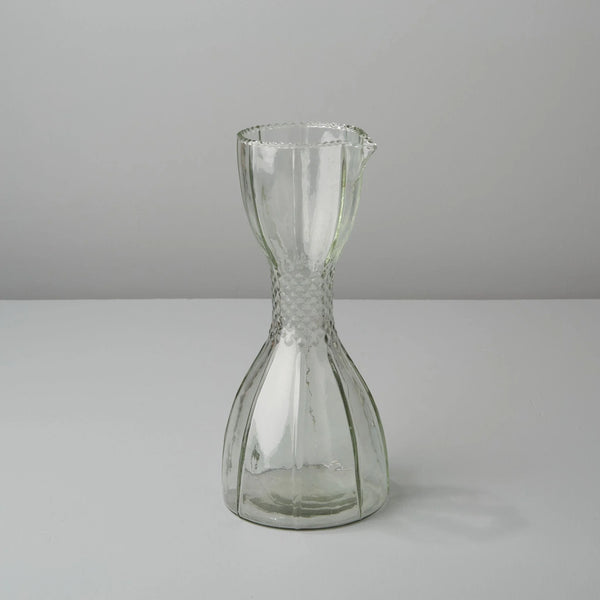Ruffle Glass Carafe