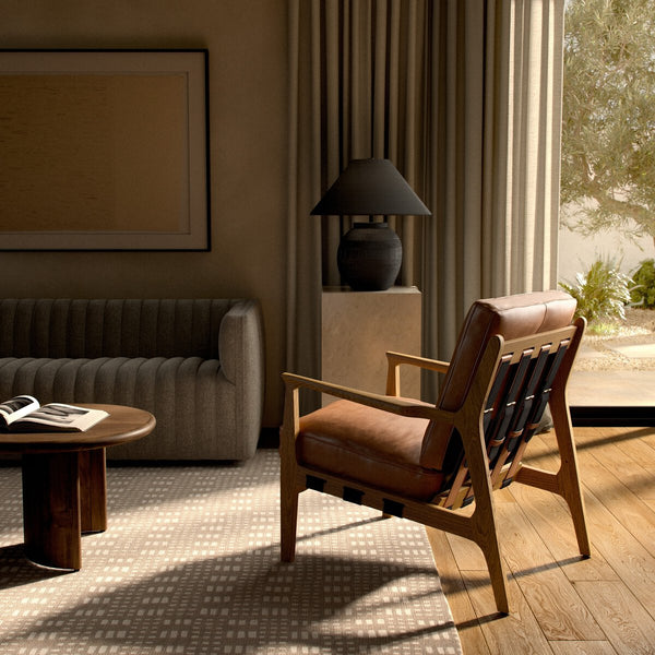 Copper Leather Chair