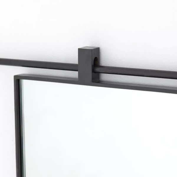 Antiqued Iron Mirror