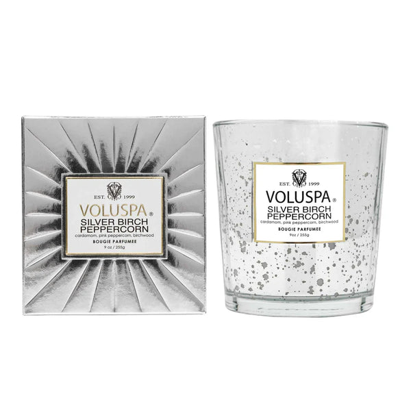 Silver Birch Peppercorn Candle