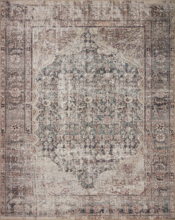 Amber Lewis x Loloi Georgie Lagoon / Beige 8'-4" x 11'-6" Area Rug
