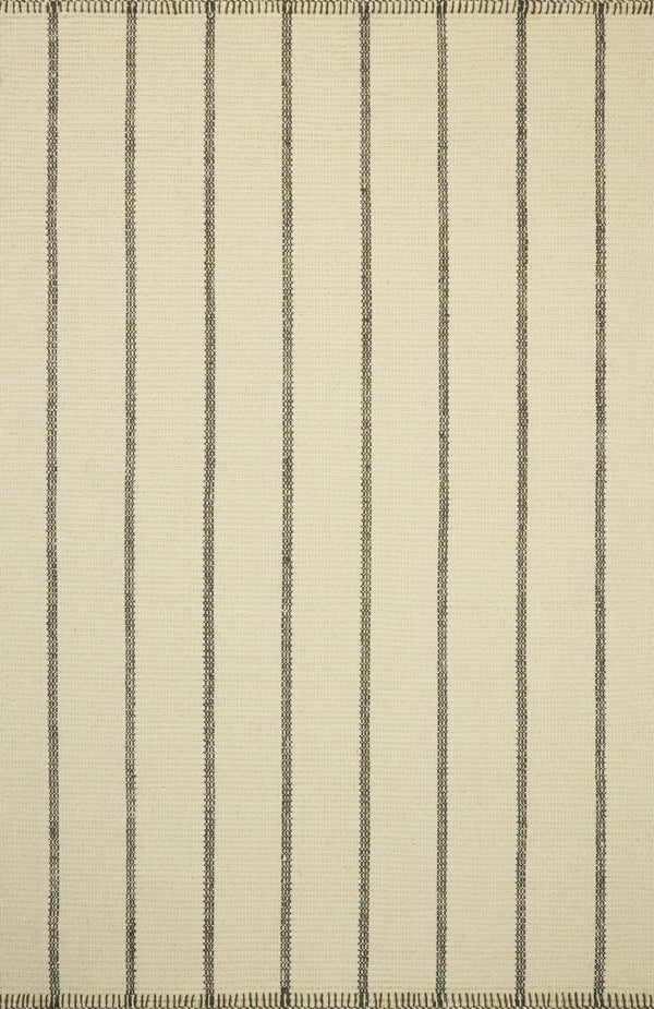 Amber Lewis x Loloi Harlan Ivory / Charcoal 9'-6" x 13'-6" Area Rug