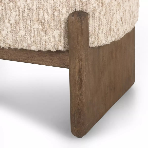 Cream Accent Bench
