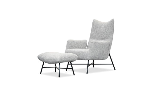 Elsie Lounge Chair with Ottoman